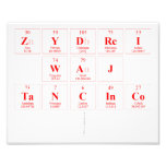 Zydrei
 Waj
 Tancinco
   Photo Prints