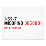 1-59-7  MIDORINO  Photo Prints