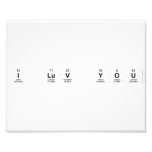 I LuV YOU  Photo Prints