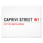 caprivi street  Photo Prints