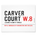 CARVER COURT  Photo Prints