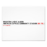 Brighton & Hove Albion American Express Community Stadium  Photo Prints