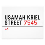 usamah kriel street  Photo Prints