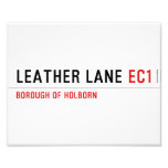 Leather Lane  Photo Prints
