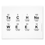 Techno
 Week  Photo Prints