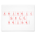 Periodic
 Table
 Writer  Photo Prints