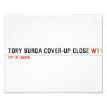 Tory Burqa Cover-up close  Photo Prints