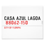 CASA AZUL LAGOA   Photo Prints