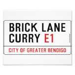 Brick Lane Curry  Photo Prints
