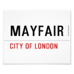 MAYFAIR  Photo Prints