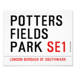 potters fields park  Photo Prints