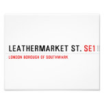 leathermarket St.  Photo Prints