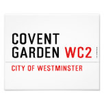 COVENT  GARDEN  Photo Prints