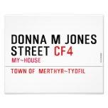 Donna M Jones STREET  Photo Prints