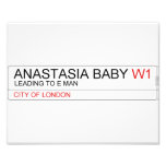 ANASTASIA BABY  Photo Prints