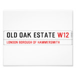 Old Oak estate  Photo Prints