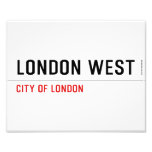 LONDON WEST   Photo Prints