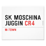 SK MOSCHINA JUGGIN  Photo Prints