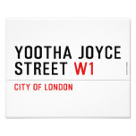 YOOTHA JOYCE Street  Photo Prints