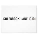 COLEBROOK LANE  Photo Prints
