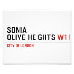 Sonia olive heights  Photo Prints