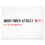 Mortimer Street  Photo Prints