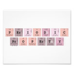Periodic
 property  Photo Prints