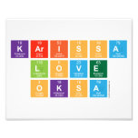 Karissa
 Love
 Oksa  Photo Prints