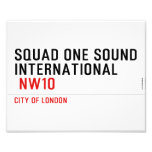 SQUAD ONE SOUND INTERNATIONAL   Photo Prints