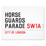 horse guards parade  Photo Prints