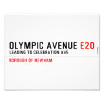 Olympic Avenue  Photo Prints