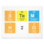 STEM
 H2O  Photo Prints