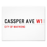 Cassper ave  Photo Prints