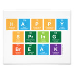 Happy
 Spring
 Break  Photo Prints