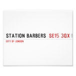 Station barbers   Photo Prints