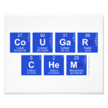 Cougar 
 Chem  Photo Prints