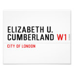 ELIZABETH U. CUMBERLAND  Photo Prints
