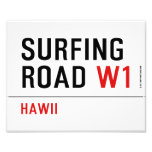 Surfing Road  Photo Prints
