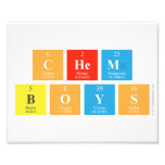 Chem
 Boys  Photo Prints