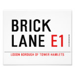Brick lane  Photo Prints