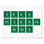 yeah
 science
  bitch  Photo Prints