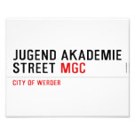 jugend akademie Street  Photo Prints