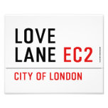Love lane  Photo Prints