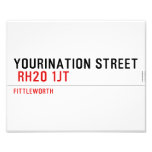 YOURINATION STREET    Photo Prints