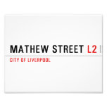 Mathew street  Photo Prints