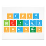 Happy
 Birthday
 Shannon  Photo Prints