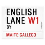 English Lane  Photo Prints