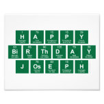 Happy
 Birthday
 Joseph  Photo Prints
