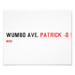 WUMBO AVE.  Photo Prints