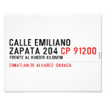 CALLE EMILIANO  ZAPATA 204  Photo Prints